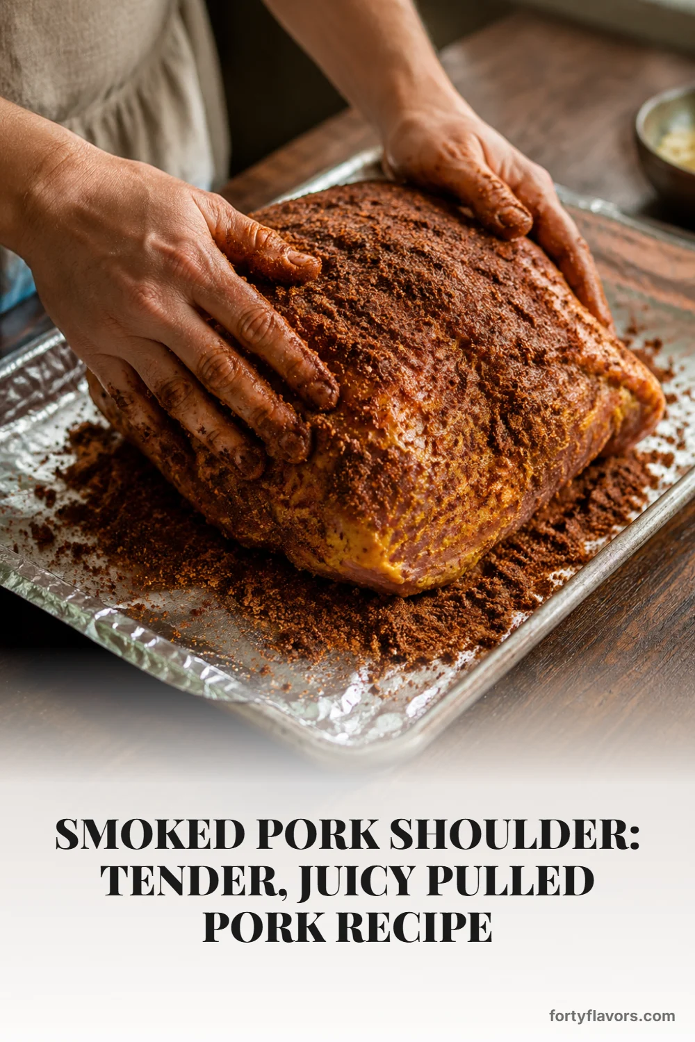 Smoked Pork Shoulder: Tender, Juicy Pulled Pork Recipe – Pinterest pin 3