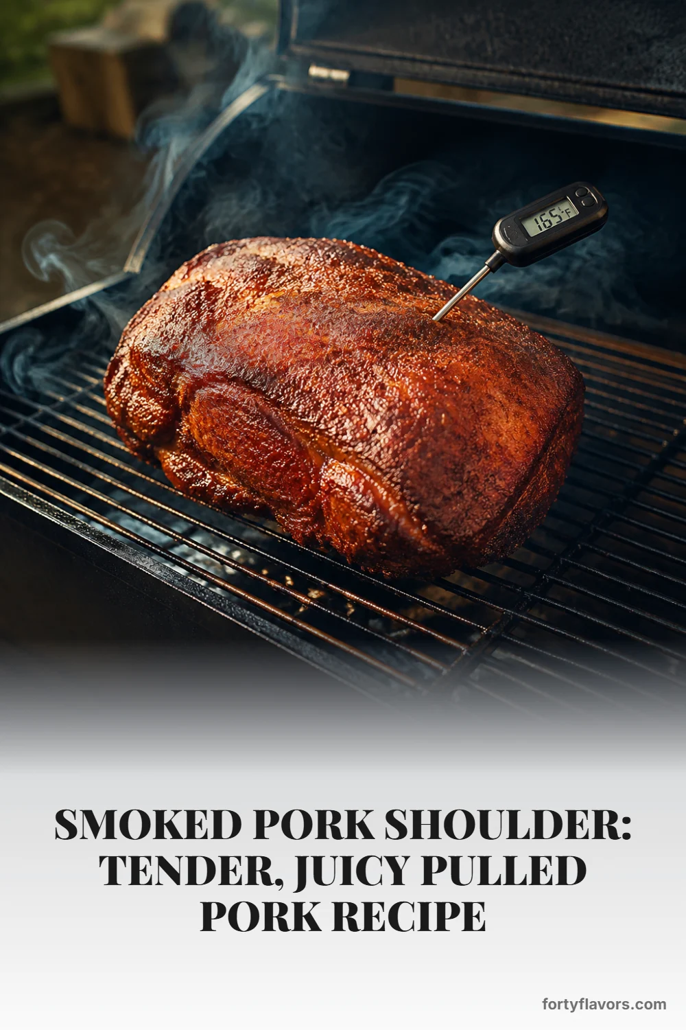 Smoked Pork Shoulder: Tender, Juicy Pulled Pork Recipe – Pinterest pin 4