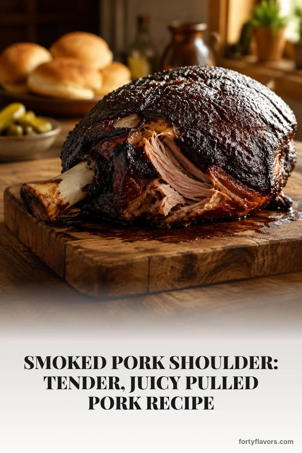 Smoked Pork Shoulder: Tender, Juicy Pulled Pork Recipe – Pinterest pin 7