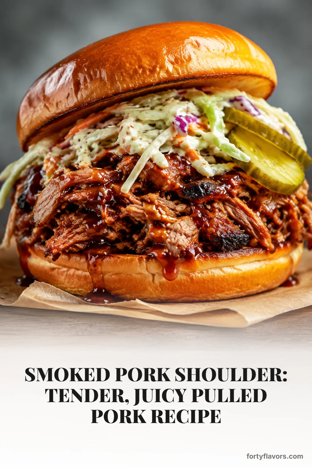 Smoked Pork Shoulder: Tender, Juicy Pulled Pork Recipe – Pinterest pin 8