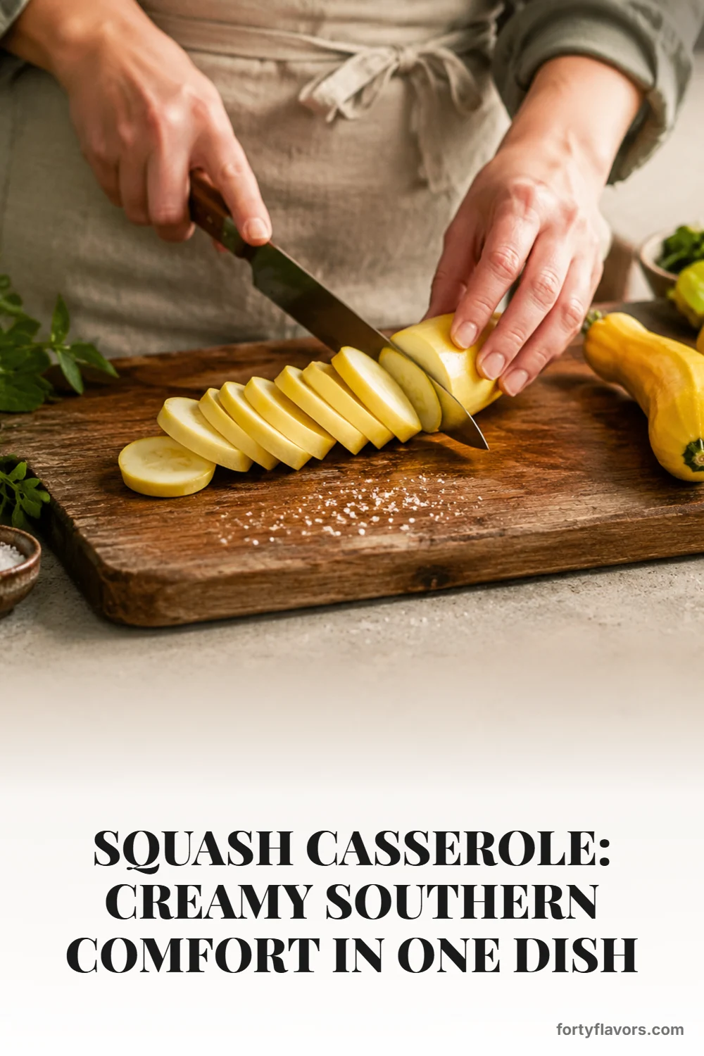 Squash Casserole: Creamy Southern Comfort in One Dish – Pinterest pin 3