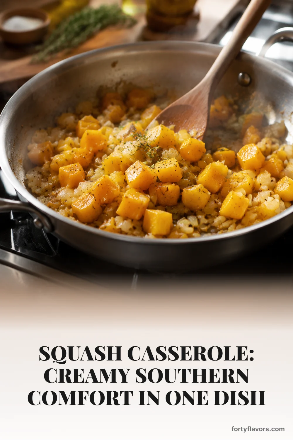 Squash Casserole: Creamy Southern Comfort in One Dish – Pinterest pin 4