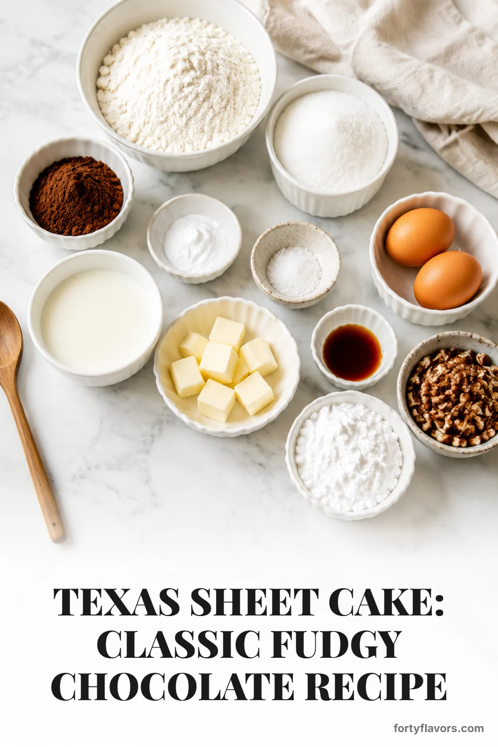 Texas Sheet Cake: Classic Fudgy Chocolate Recipe – Pinterest pin 2