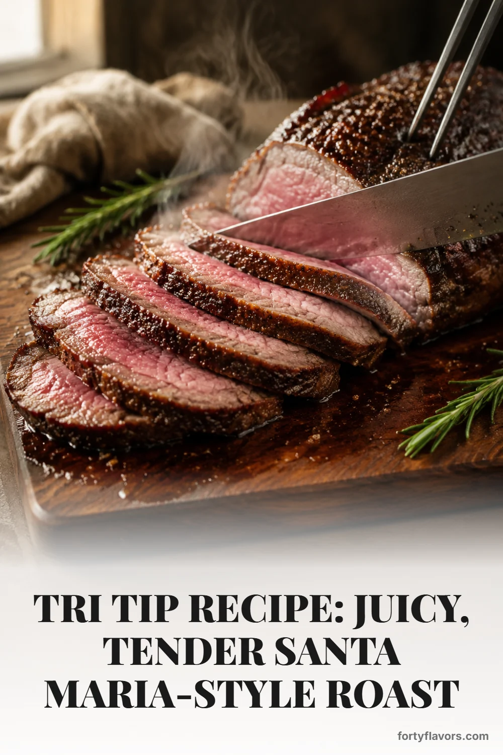 Tri Tip Recipe: Juicy, Tender Santa Maria-Style Roast – Pinterest pin 6