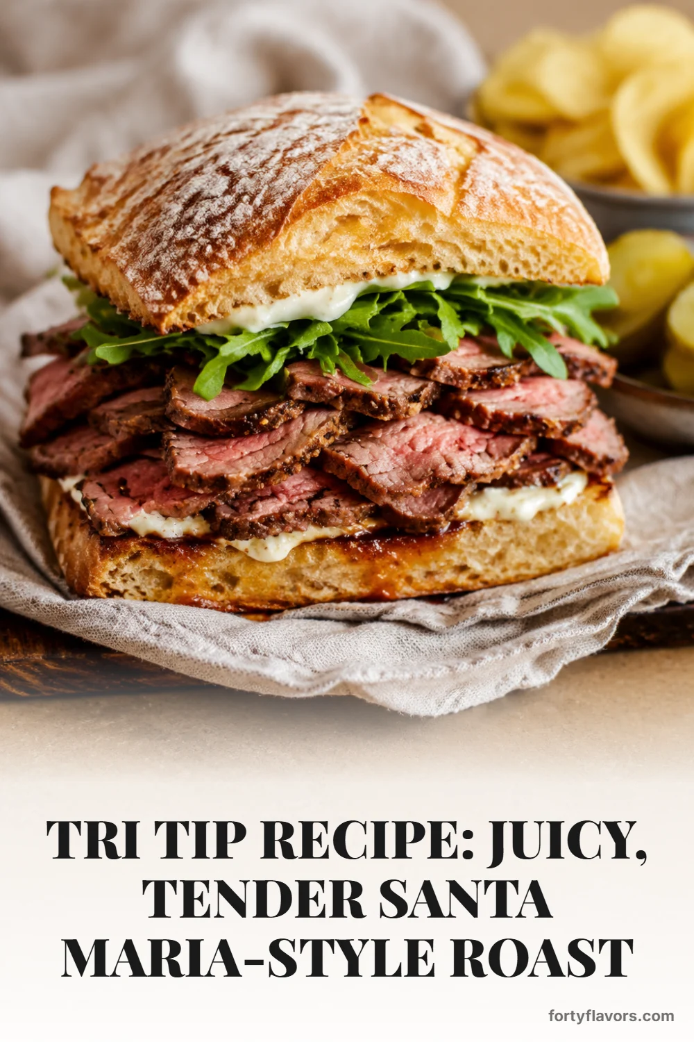 Tri Tip Recipe: Juicy, Tender Santa Maria-Style Roast – Pinterest pin 8